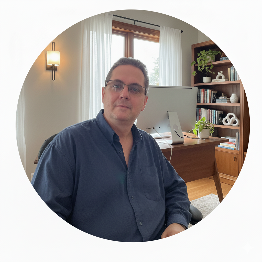 Gustavo Rodríguez en
              su despacho